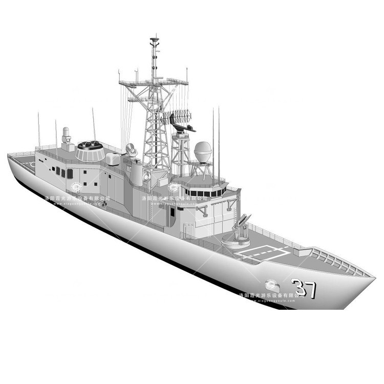 北海充气侦查船模型